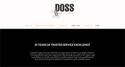 Desktop Screenshot of edoss.co.za