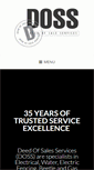 Mobile Screenshot of edoss.co.za